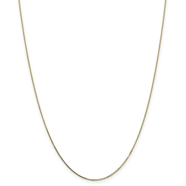 Jewels By Lux 14k Yellow Gold Cable Link Chain 0.5mm Jewels By Lux 14k Yellow Gold Cable Link Chain 0.5mm